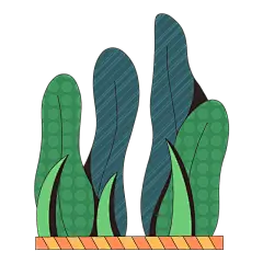 扁平风-植物元素-绿植