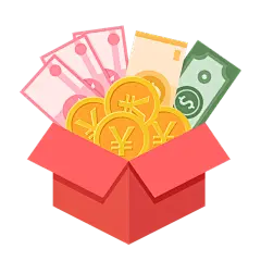 金融理财货币元素贴纸-SVG2