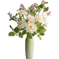 植物通用简约陶瓷实景鲜花花瓶元素素材