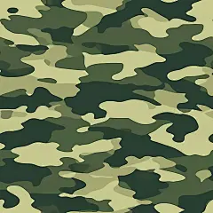 常规内容-背景系列绿色迷彩插画背景