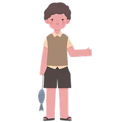 人物插画技元素主题素材