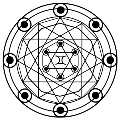 矢量-魔法光圈元素常规贴纸