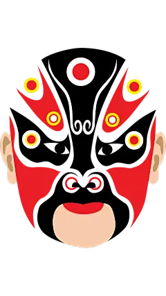 常规内容-中国风传统京剧脸谱元素