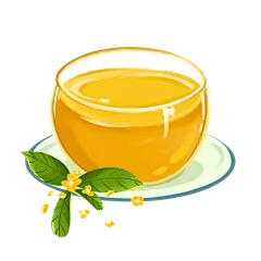 手绘-中秋节美食元素-桂花酒