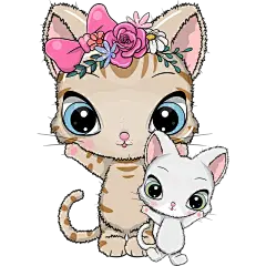 萌宠动物插画元素主题素材