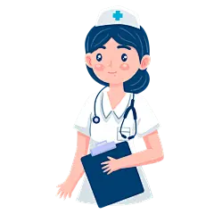 卡通感护士节护士元素贴纸