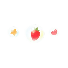 卡通感儿童节泡泡元素贴纸