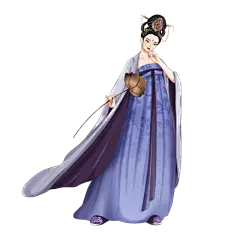 中国风-手绘人物插画-古风女性