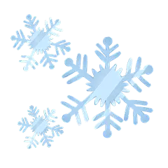 手绘-冬天元素-雪花