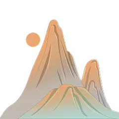 卡通感重阳节手绘元素贴纸