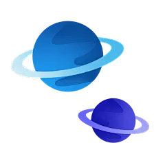 卡通感IT互联网星球元素