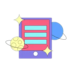 卡通感教育培训手机元素