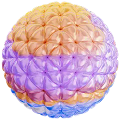 C4D-3D立体酸性风设计球体4