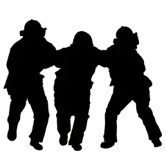 SVG-救援人物元素贴纸