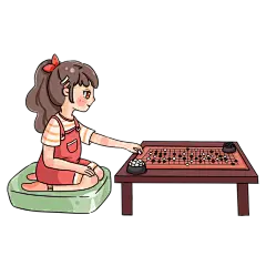 手绘-儿童兴趣班主题-下棋