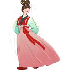 中国风人物手绘系列-女人