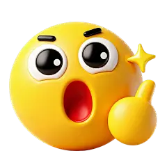 装饰系列3D风黄色拟人点赞图标元素