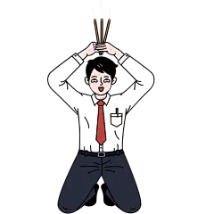高质量人物插画-销售员