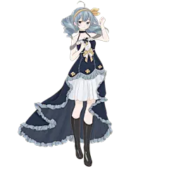 手绘小女孩洛丽塔人物2