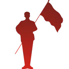 八一建军节人物元素贴纸