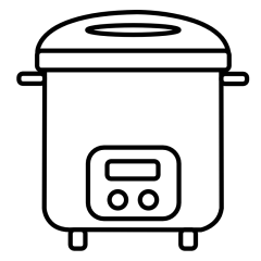 家电数码行业icon-电饭煲