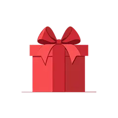 常规内容-图标系列插画风红色礼物盒元素