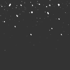 常规内容-特效系列白色雪点模糊雪花飘落元素贴纸