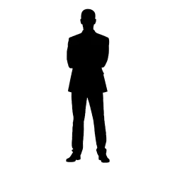 常规系列-人物系列黑色矢量剪影人物元素