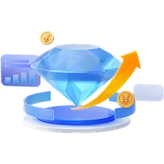金融理财保险3D立体C4D金币组合元素