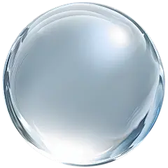 特效通用蓝色实景质感圆形水珠元素素材