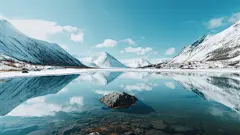 冰川雪山风景景观壁纸