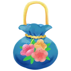 手绘春节元素插画-荷包