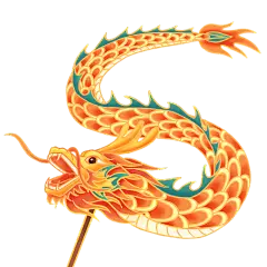 手绘-常见元素贴纸-舞龙