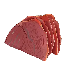 手绘-水彩肉类元素贴纸-牛肉