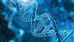 常规通用合成DNA背景图片