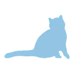 扁平-矢量动物剪影-SVG-猫