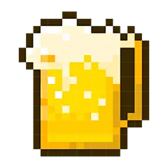 Beer Pixel Sticker