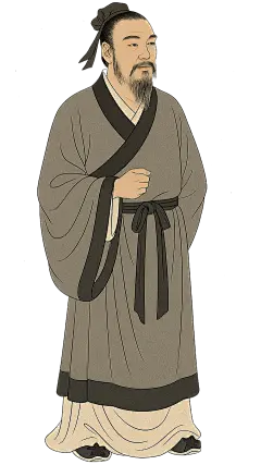 中国风系列古代水墨工笔画人物