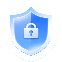 图标系列-通用-轻拟物发光盾牌贴纸