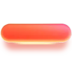 边框系列光泽感橙红立体按钮边框元素