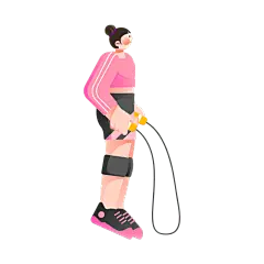 扁平-运动员形象贴纸-SVG8