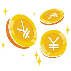 卡通-双11营销专题贴纸-金币