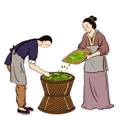 炒茶传统技艺贴纸