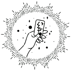 手绘-塔罗牌元素
