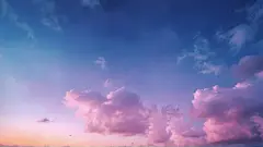 风光通用实景横板晚霞天空背景图片素材