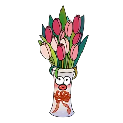 手绘-创意小怪兽贴纸