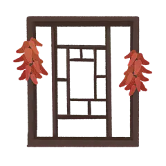 手绘风-家居贴纸-窗户