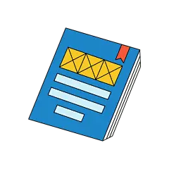 卡通感高考书本元素贴纸