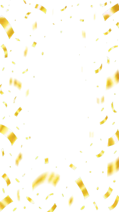 装饰系列扁平风金属色彩带元素