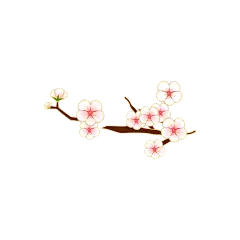 浪漫七夕情人节桃花